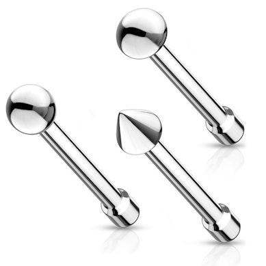 Orr piercing, többféle véggel és többféle színben