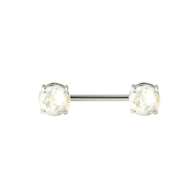 Mell piercing láva glitteres kővel