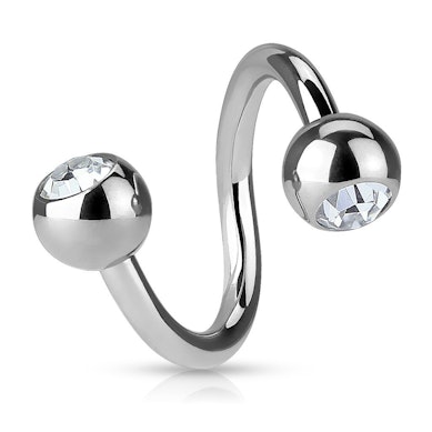 Twister piercing rögzített kövekkel