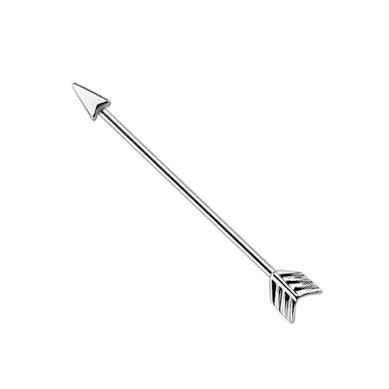 Industrial piercing, nyíl formájú