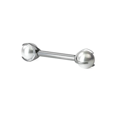 Titán barbell mellbimbóba gyöngyökkel