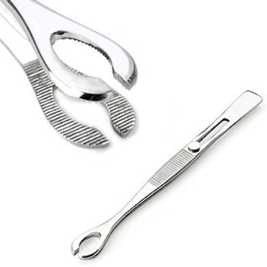 Foerster Tweezer réselt ovál csipesz