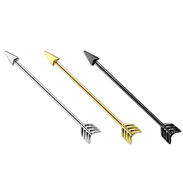 Industrial piercing, nyíl formájú
