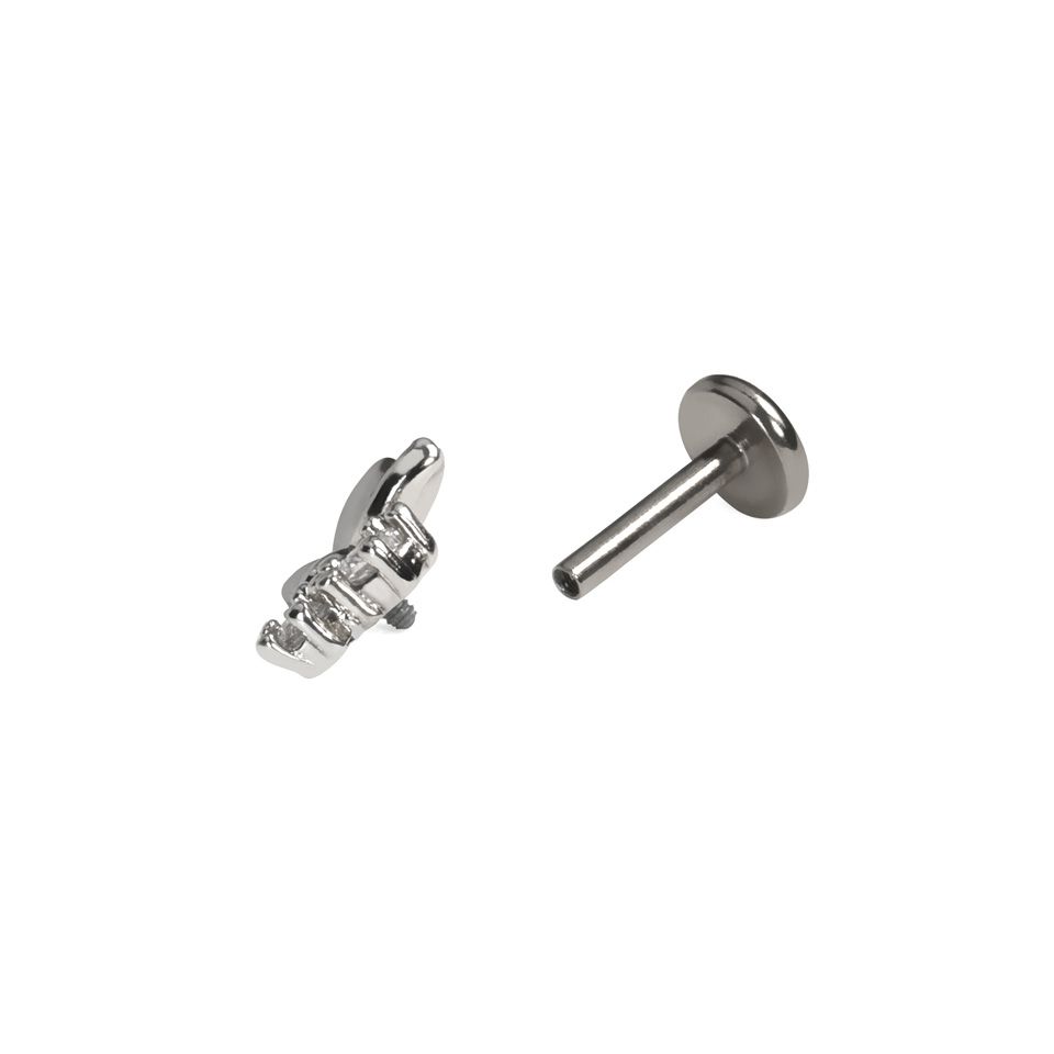 Pillangós labret kövekkel