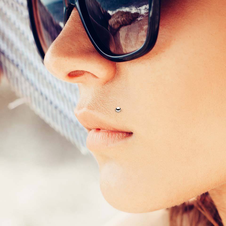 Labret 14 karátos aranyból
