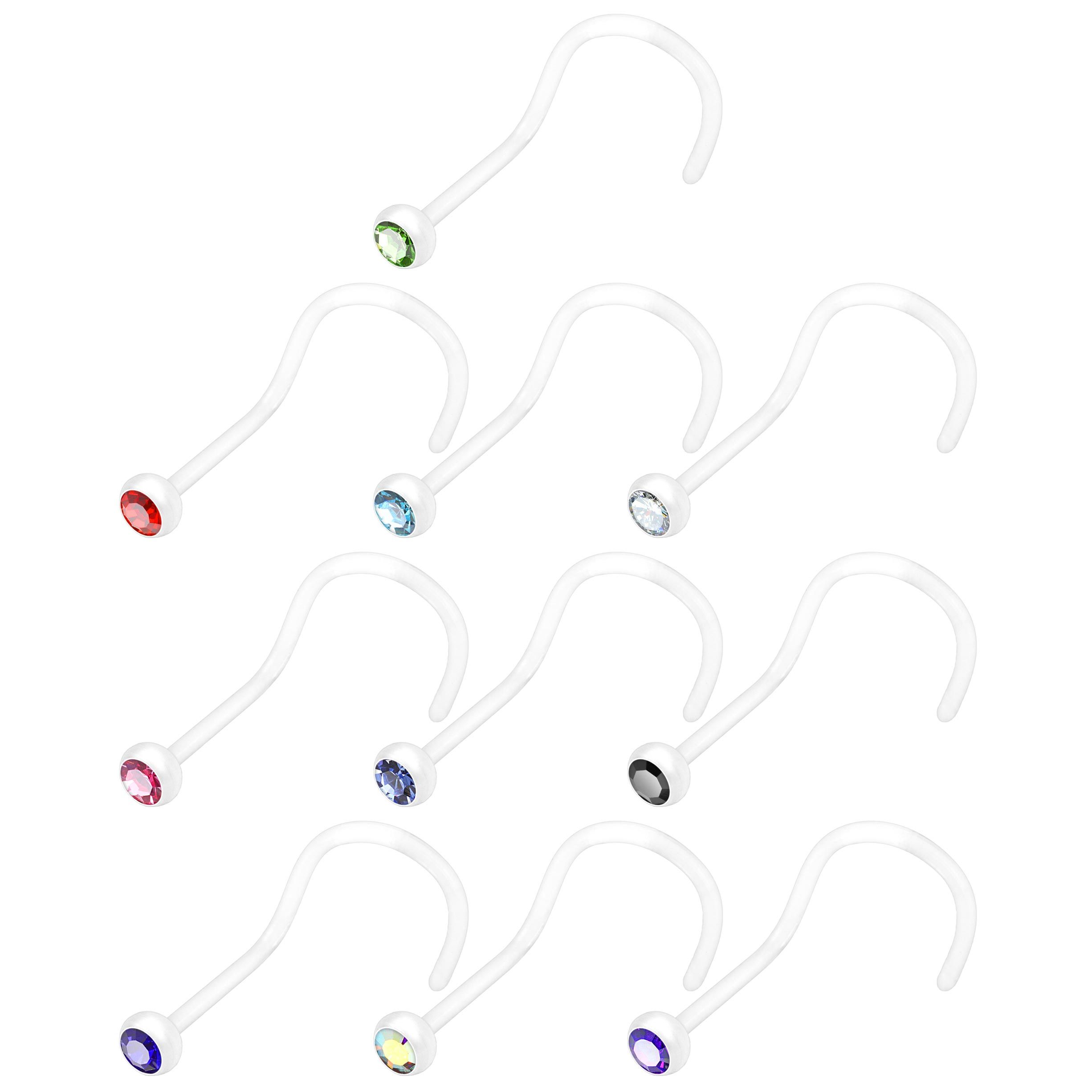 Orr piercing PTFE anyagból, különböző színekben