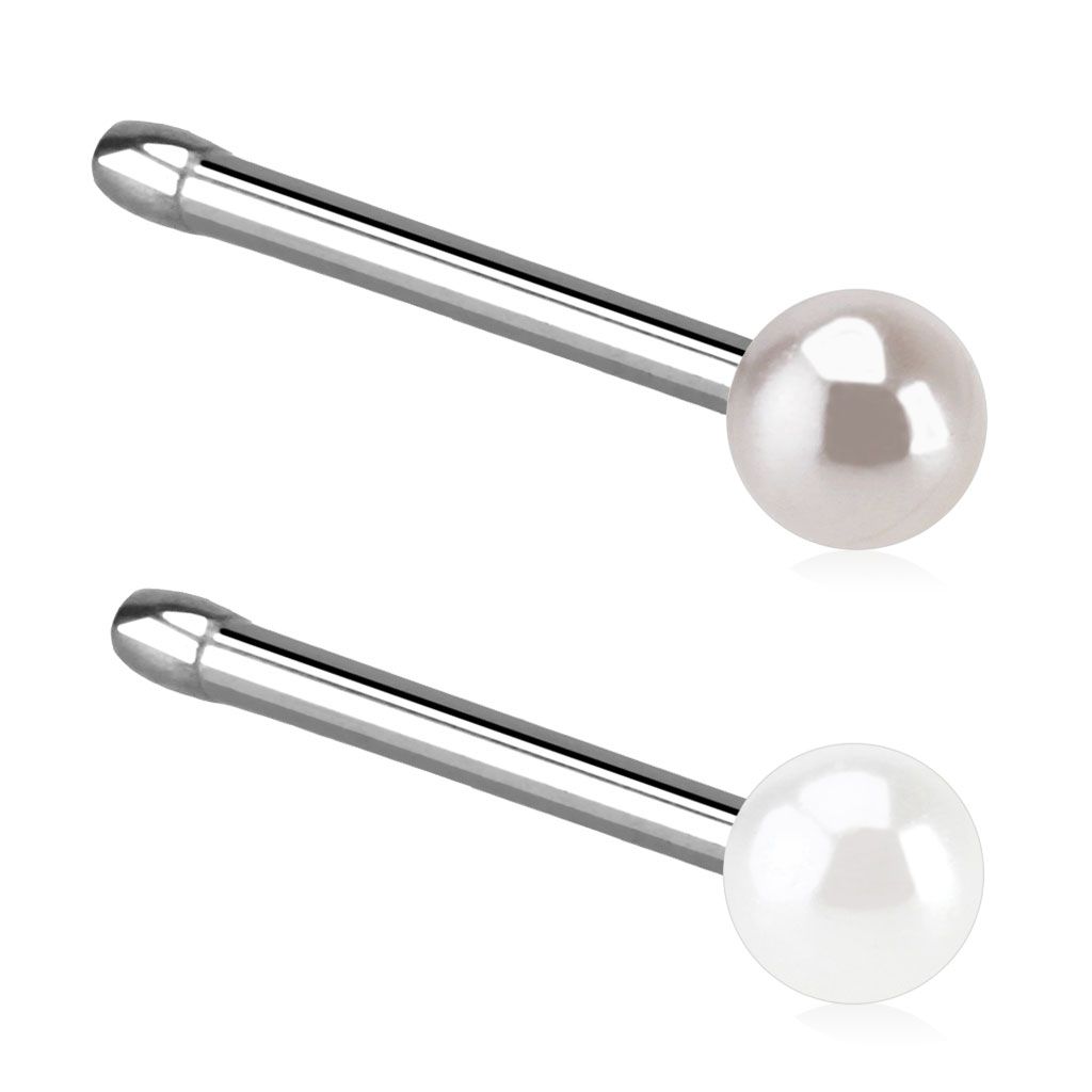 Orr piercing akril gyönggyel