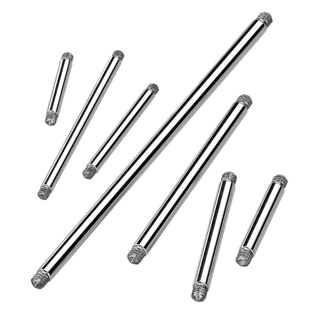 Kiegészítő piercing szár titánból