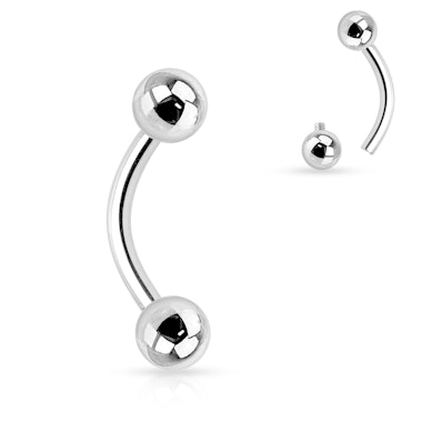 Banán piercing, belső menettel