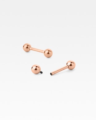 Barbell piercing golyó végekkel