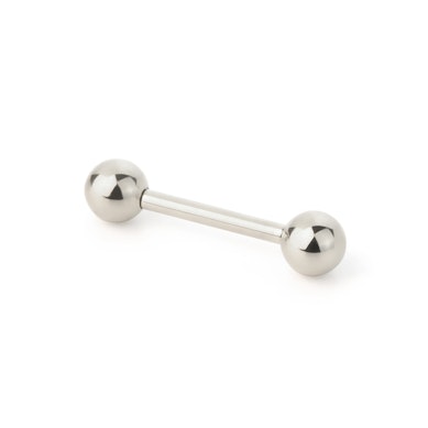 Barbell piercing golyó végekkel