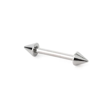 Barbell piercing tüske végekkel