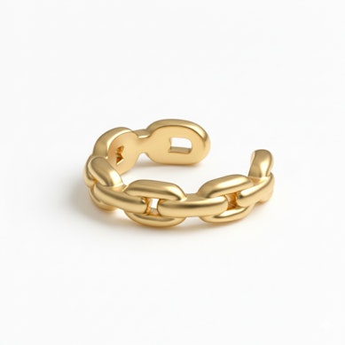 Fülgyűrű láncszemekkel