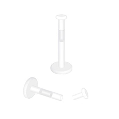 Átlátszó labret piercing