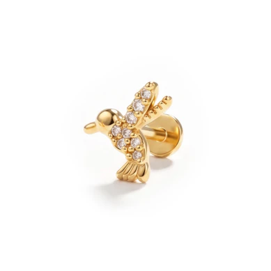 Kolibri labret kövekkel