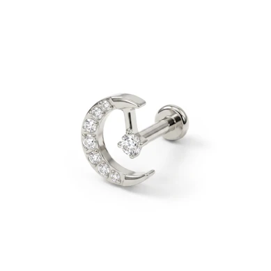 Titán labret hold és csillag mintával