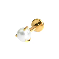 Titán labret gyönggyel