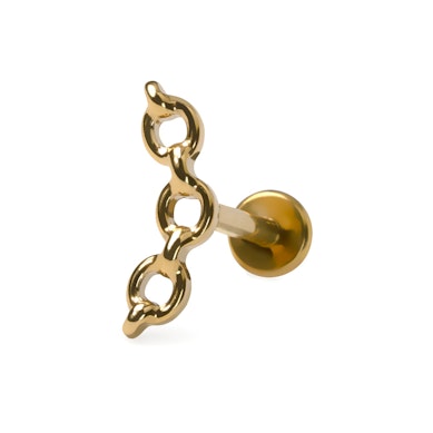 Láncos labret titánból