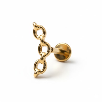 Láncos labret titánból