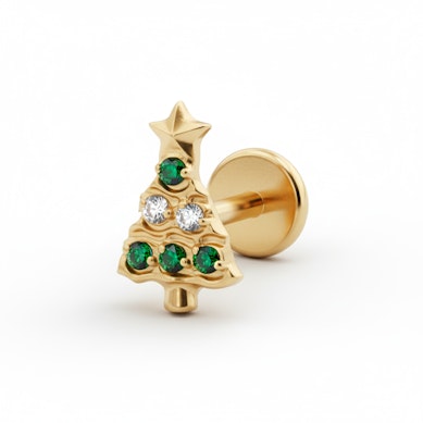 Titán labret karácsonyfával