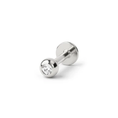 Labret többféle színben kővel