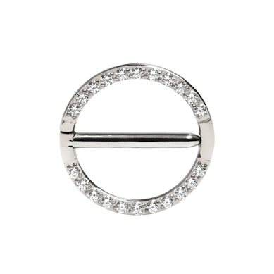 Titán mellbimbó clicker pavé kövekkel