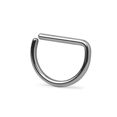D-formájú piercing karika