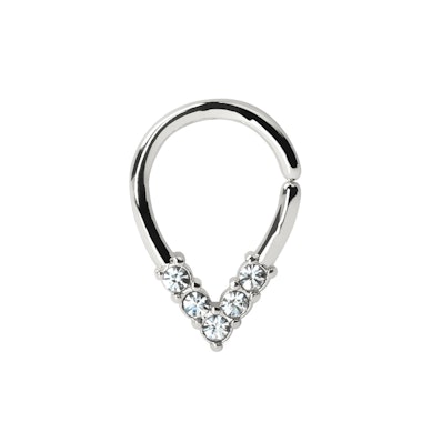 Könnycsepp formájú karika orvosi acélból