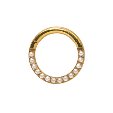 Titán karika előre néző gyöngyökkel