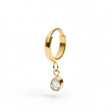 Titán karika csepp medállal