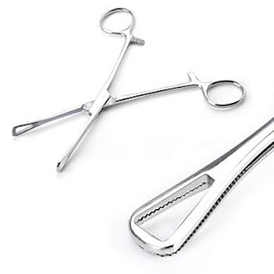 Pennington forceps háromszög fogó