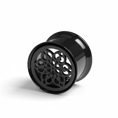 Filigrán virágmintás tunnel