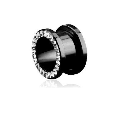 Tunnel, csillogó kő díszítéssel