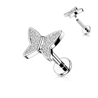 Labret pillangós fejjel, belső menettel