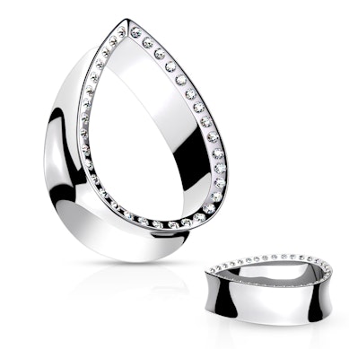 Csepp alakú tunnel köves berakással