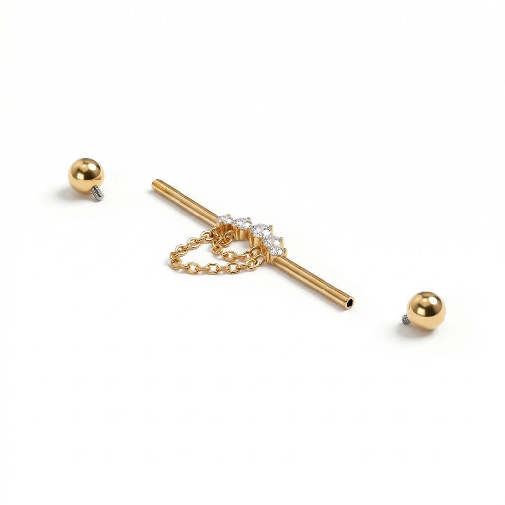 Titán barbell kövekkel és láncokkal