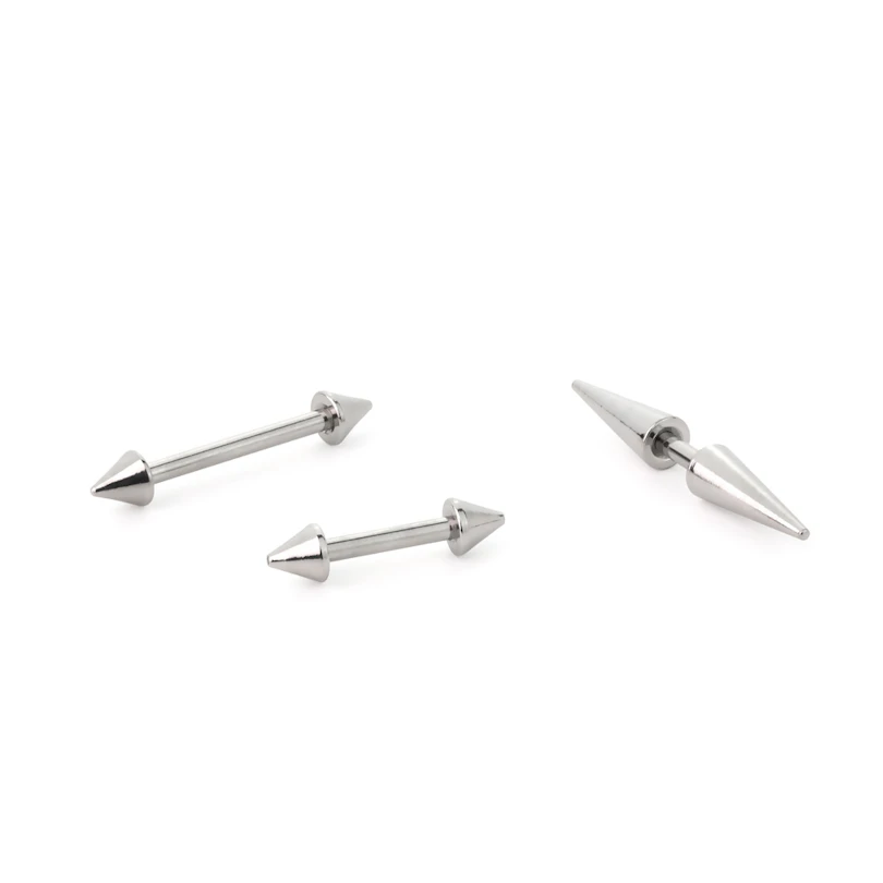 Barbell piercing tüske végekkel