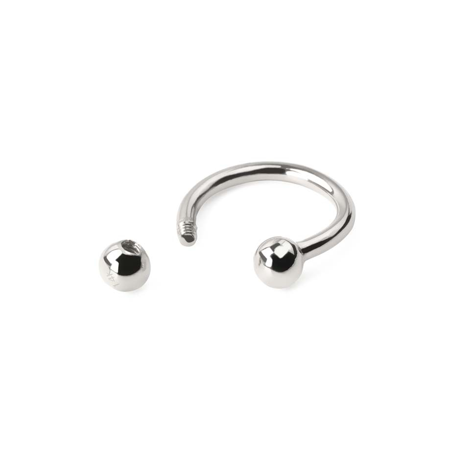 Patkó piercing, 14 karátos aranyból