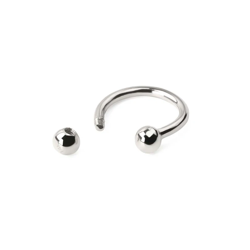 Patkó piercing, 14 karátos aranyból