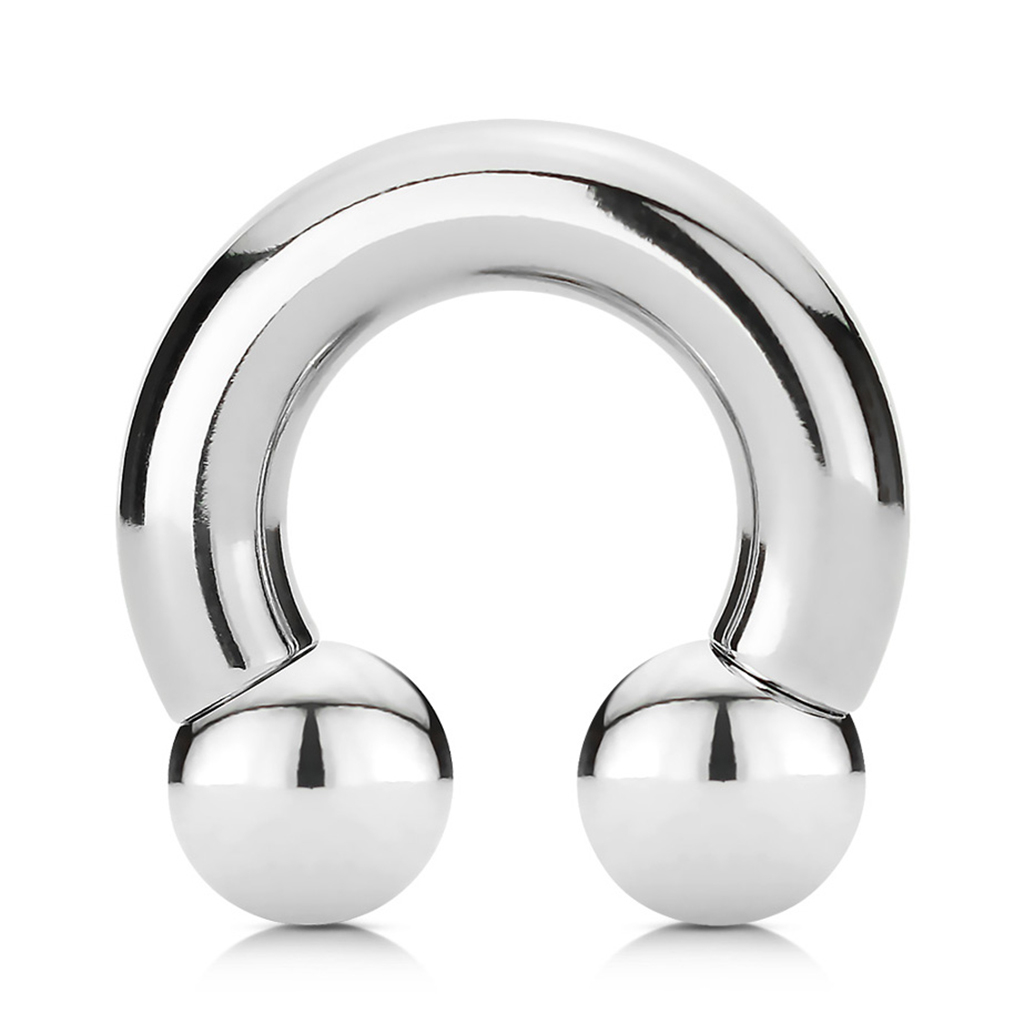 Patkó piercing, nagyméretű, belső menetes