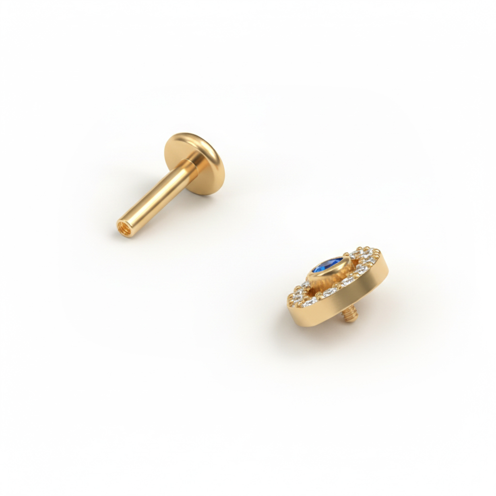 Titán labret ördögszemmel