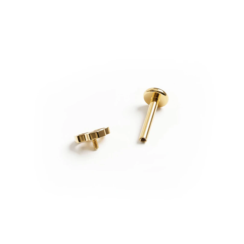 Méhsejtmintás titán labret