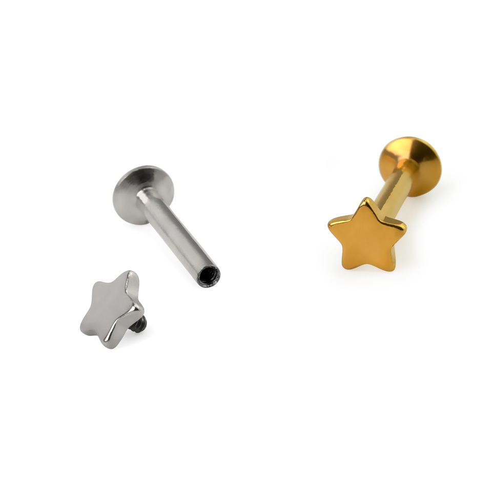 Labret csillag dísszel