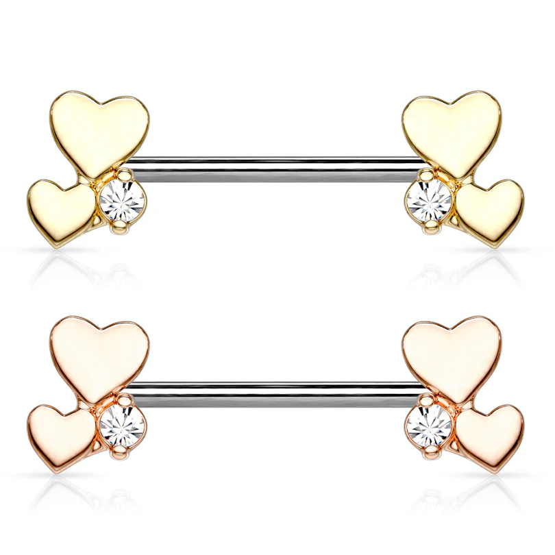 Mellpiercing szivekkel és kövekkel