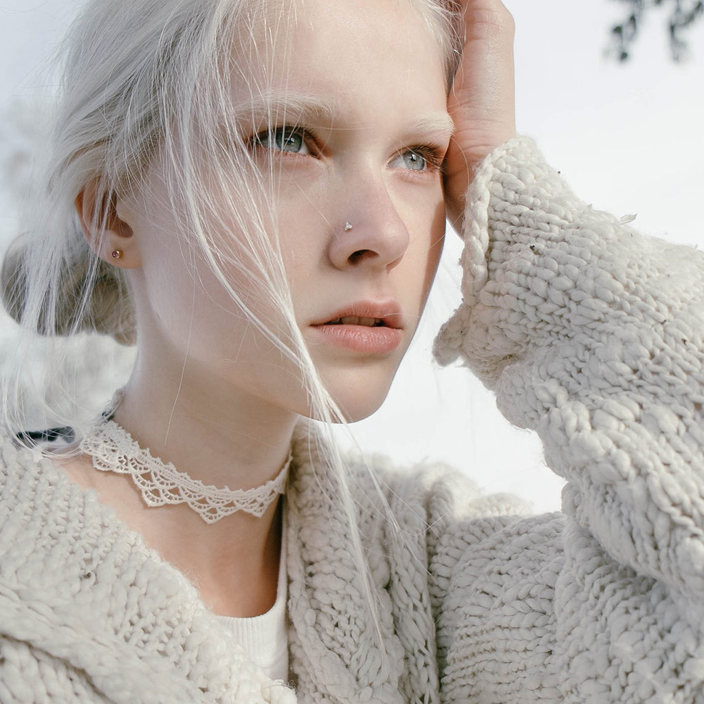 Orrpiercing 14 karátos aranyból