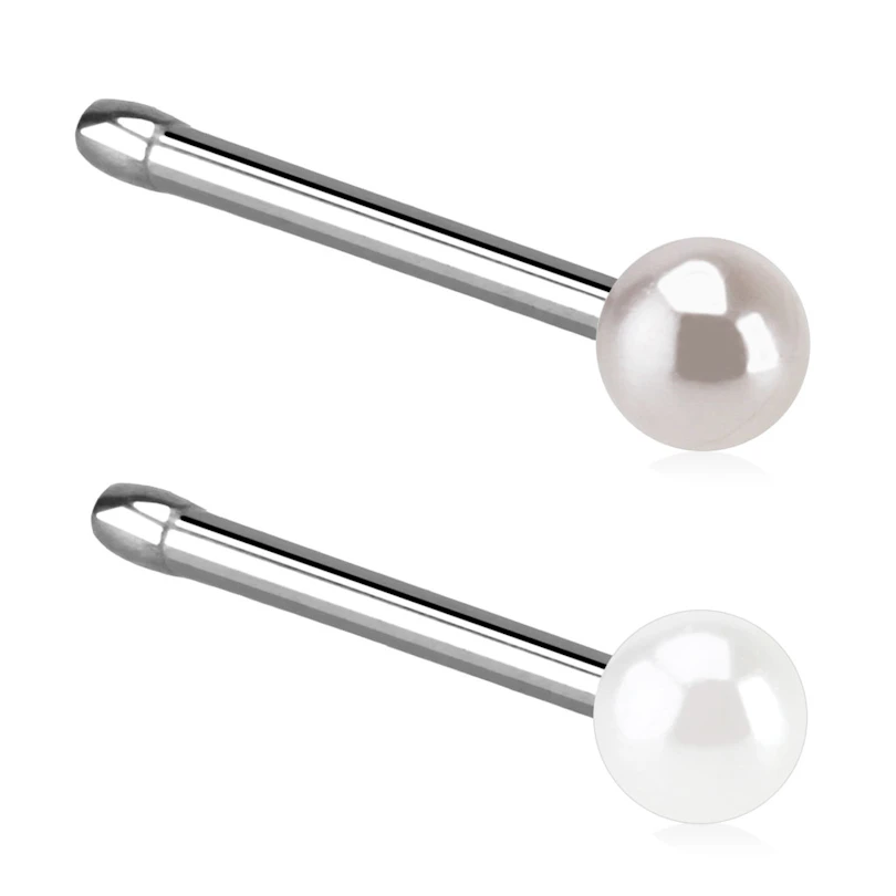 Orr piercing akril gyönggyel