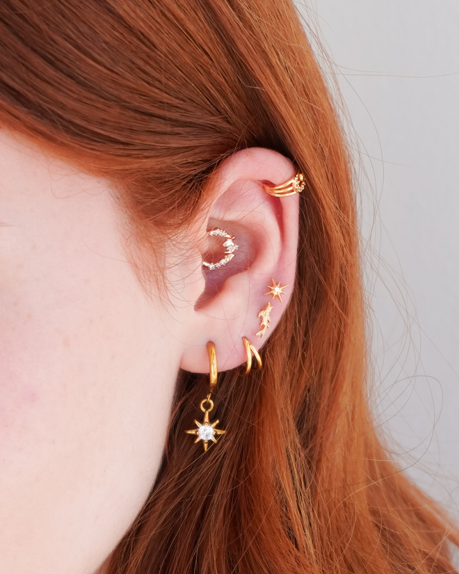 Dupla karika titánból