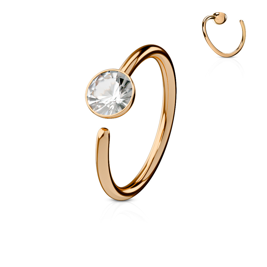 Karika rögzített kővel