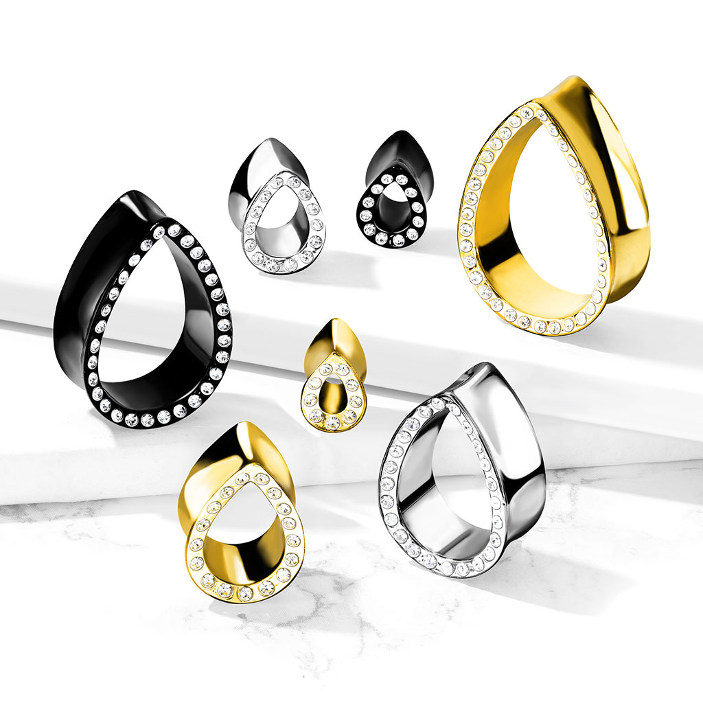 Csepp alakú tunnel köves berakással